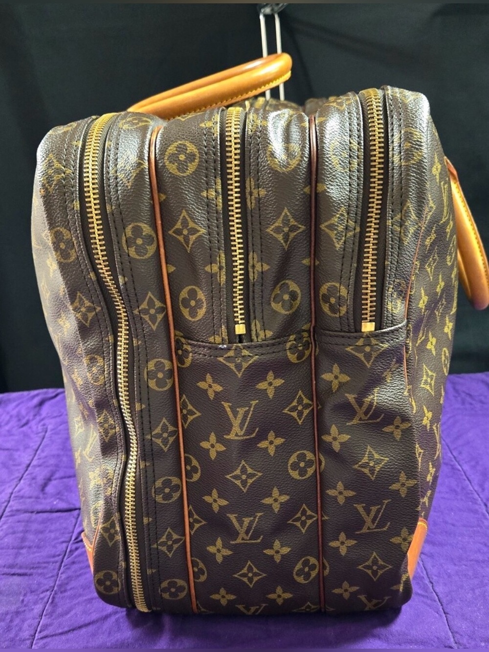✨Final✨ Louis Vuitton Rare Vintage
Monogram Sac Trois Poche 55
Travel Bag w/COA - Picture 4 of 16